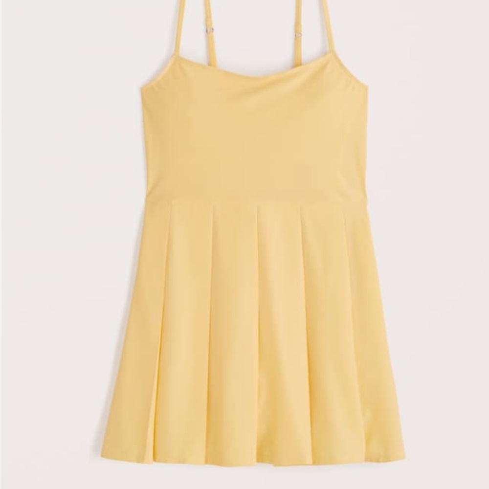 Abercrombie & fitch pleated travelers mini dress